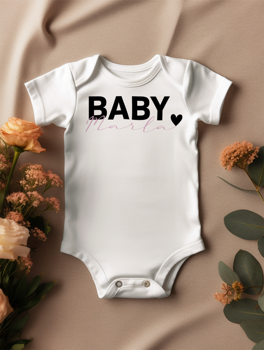 Baby Body mit Name